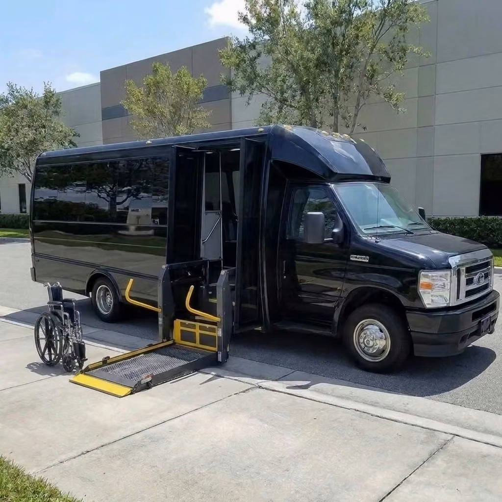 enterprise 18 passenger minibus wheelchair lift