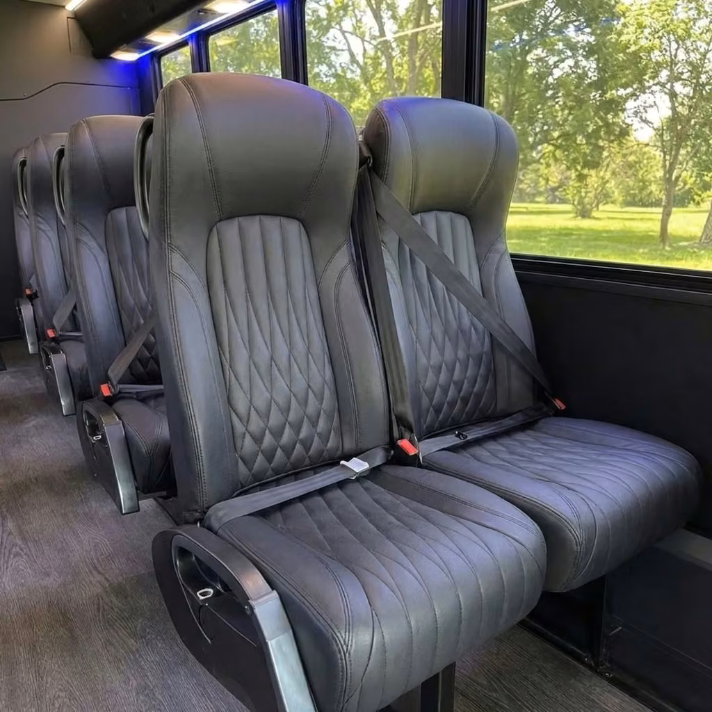 enterprise 20 passenger minibus high back seats