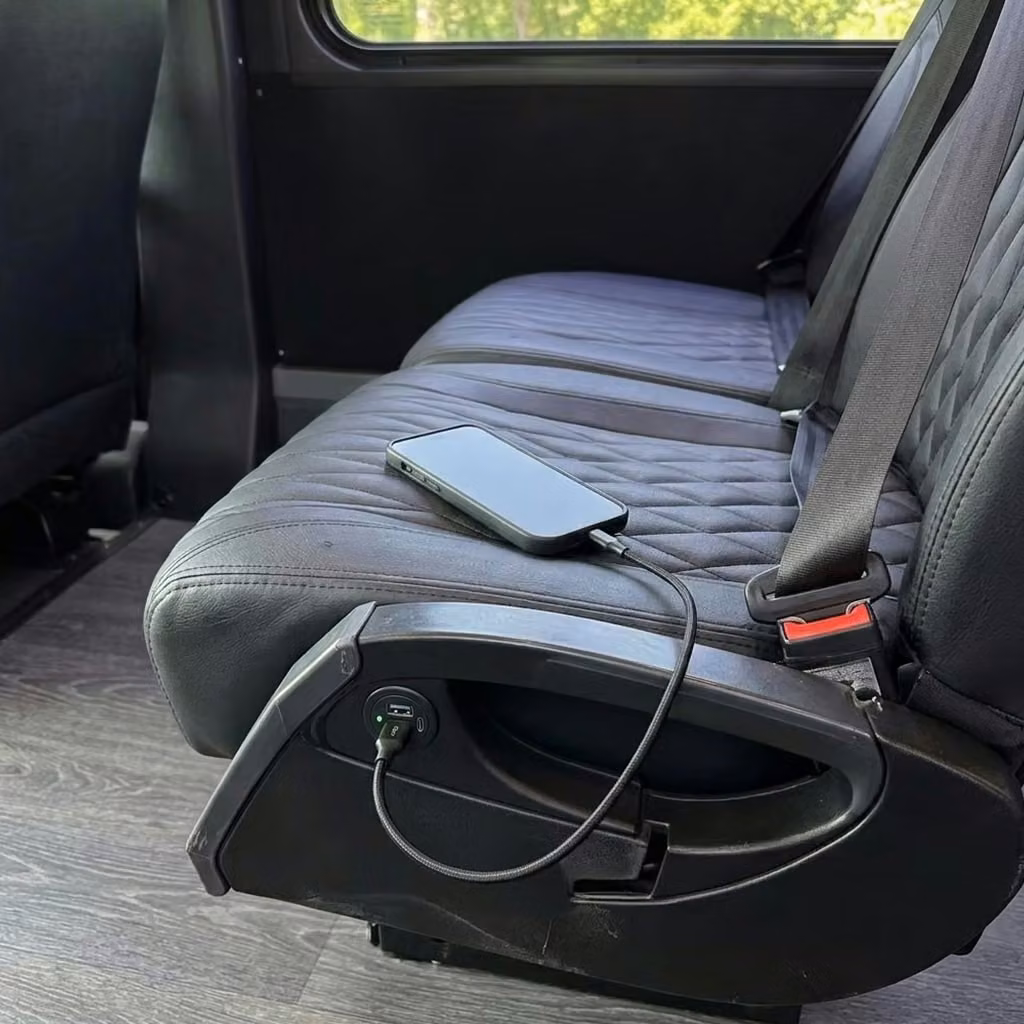 enterprise 20 passenger minibus usb charging