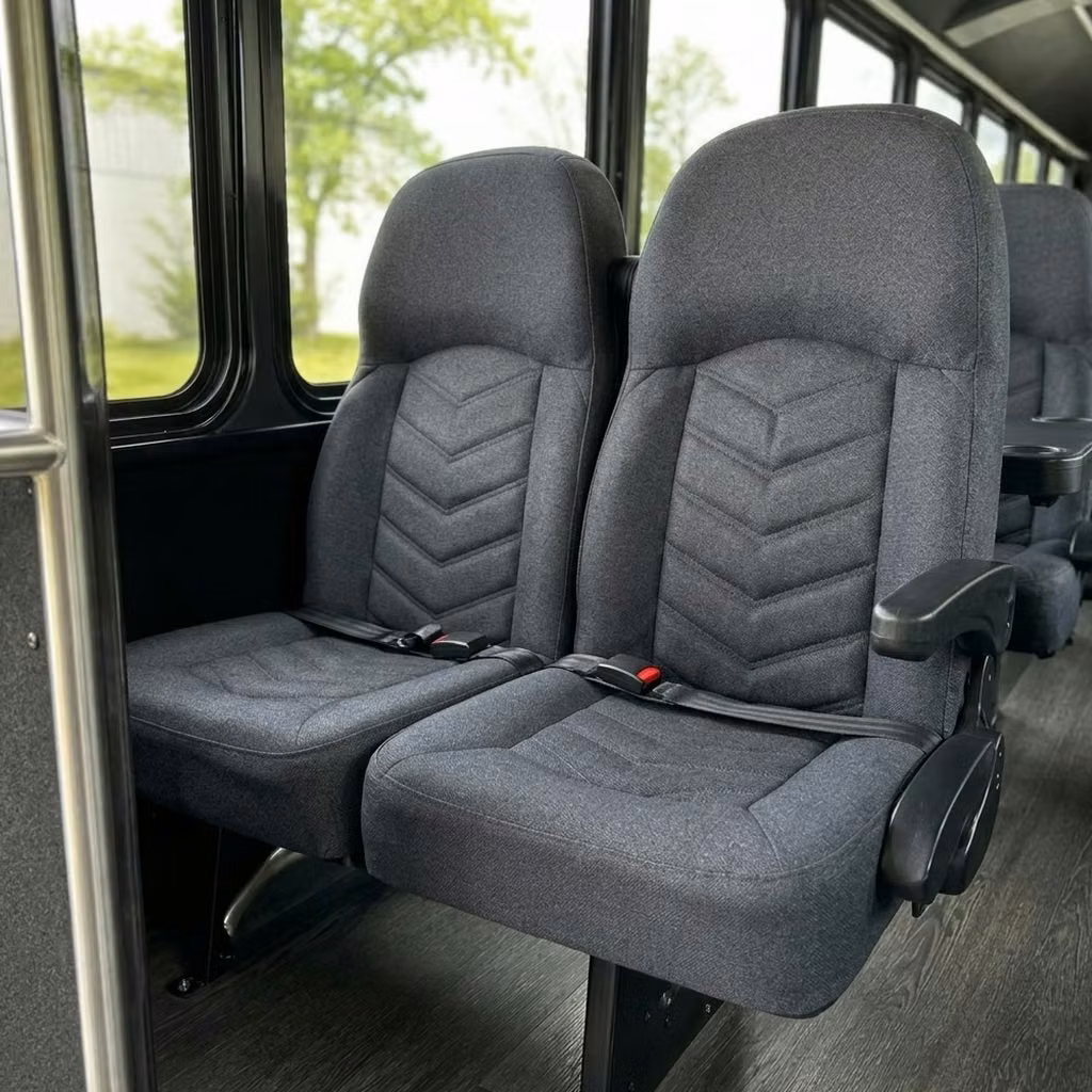 enterprise 25 passenger minibus high back seats