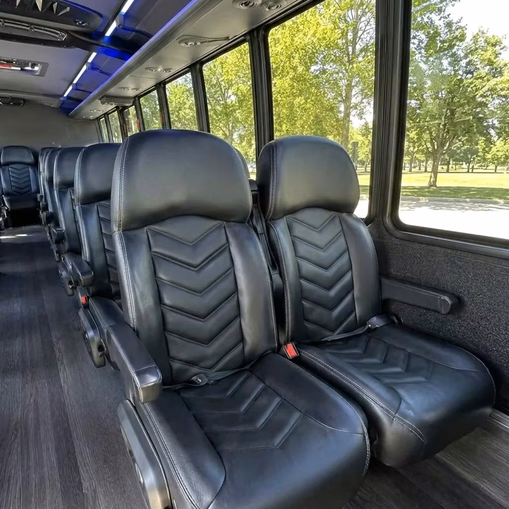 enterprise 28 passenger minibus seating