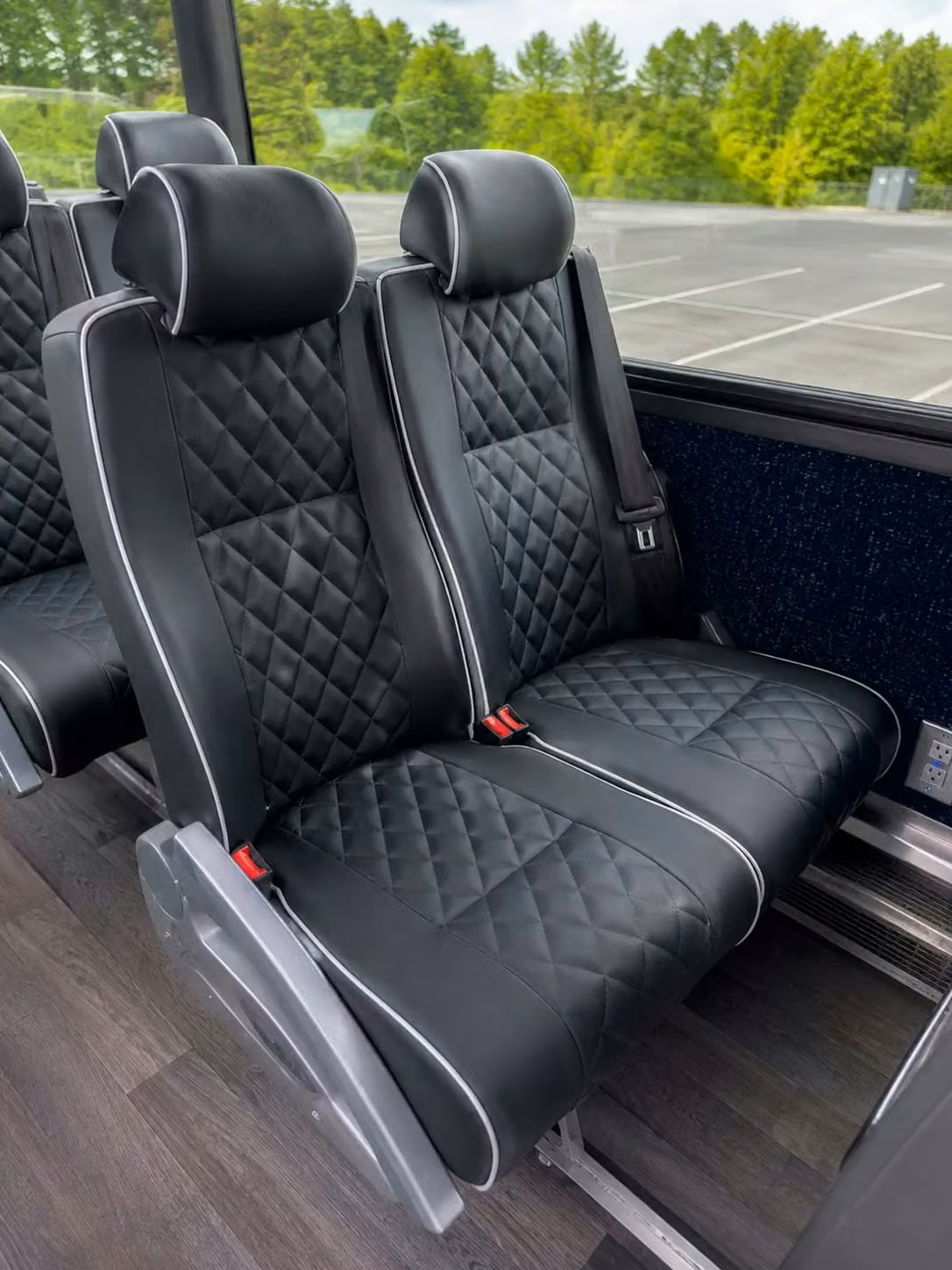 enterprise 56 passenger charter bus reclining seats