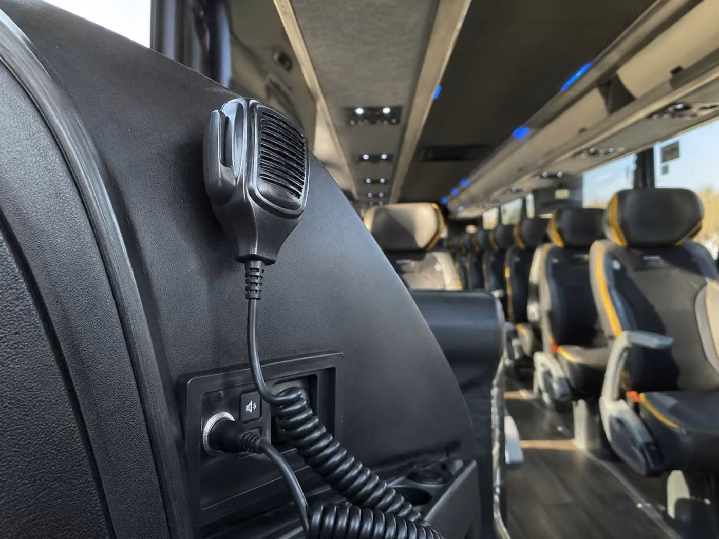 enterprise charter bus pa system