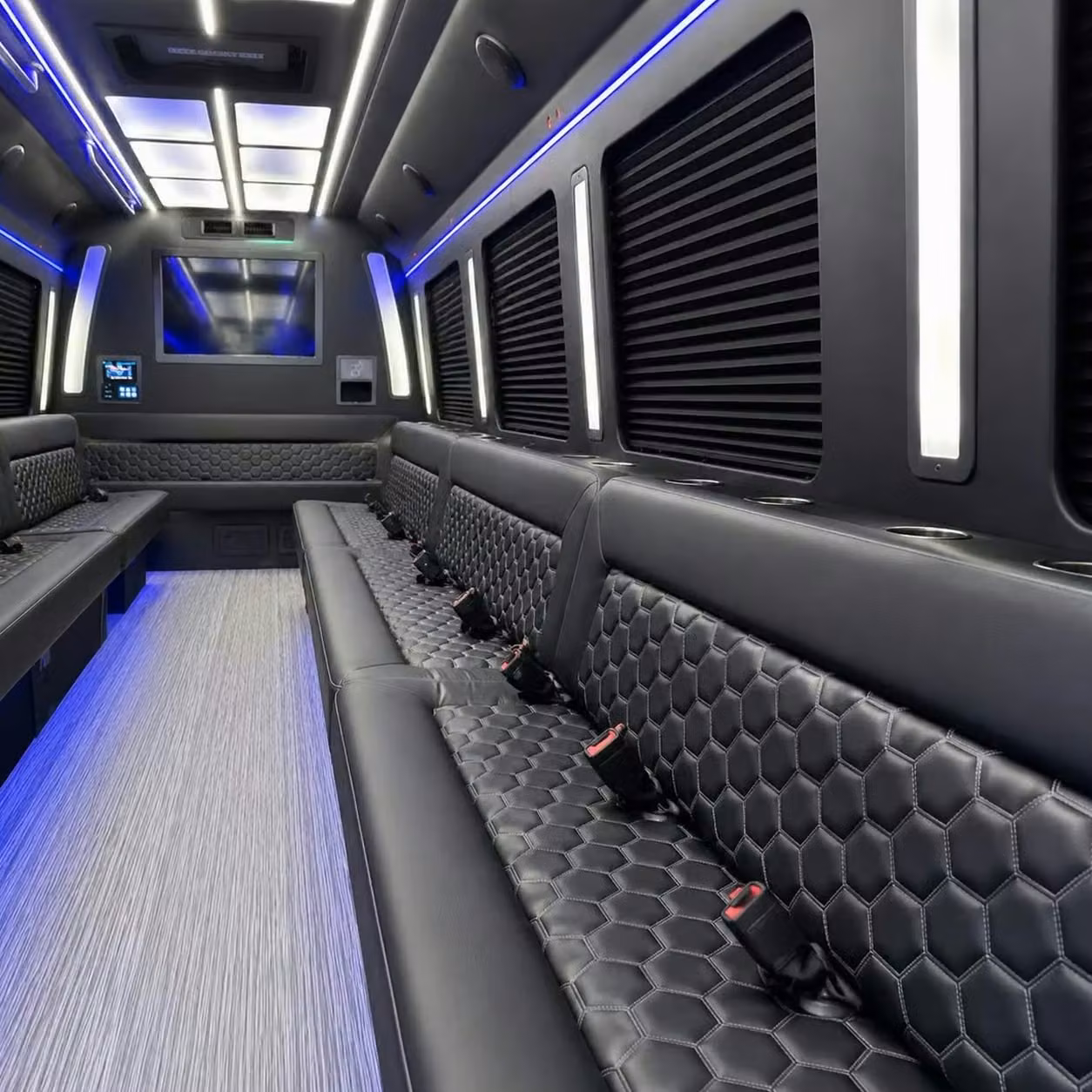 enterprise party bus party lighting