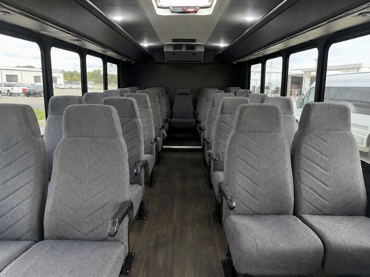 15 passenger minibus interior