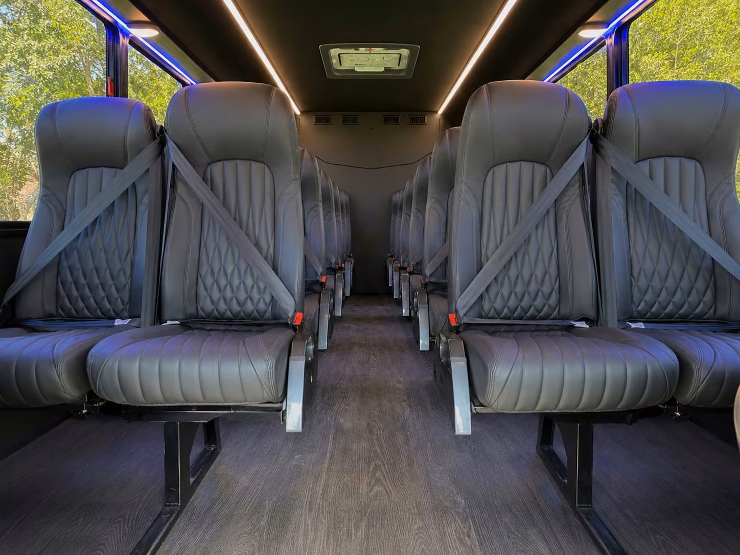 20 passenger minibus interior