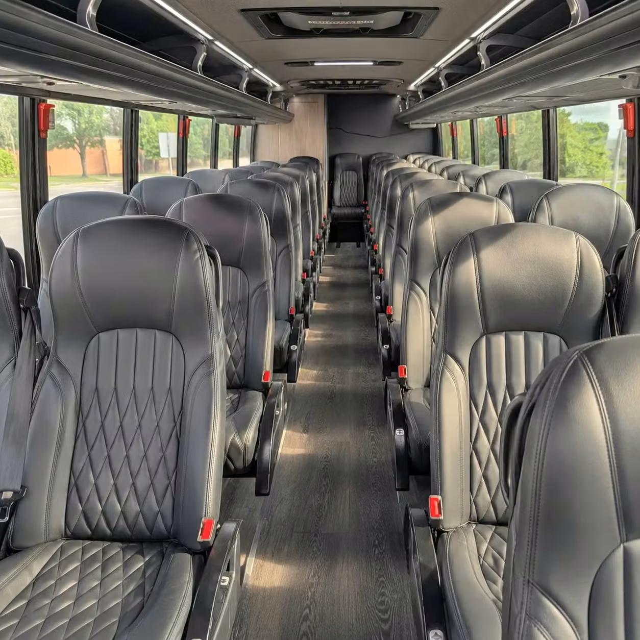 30 passenger minibus interior